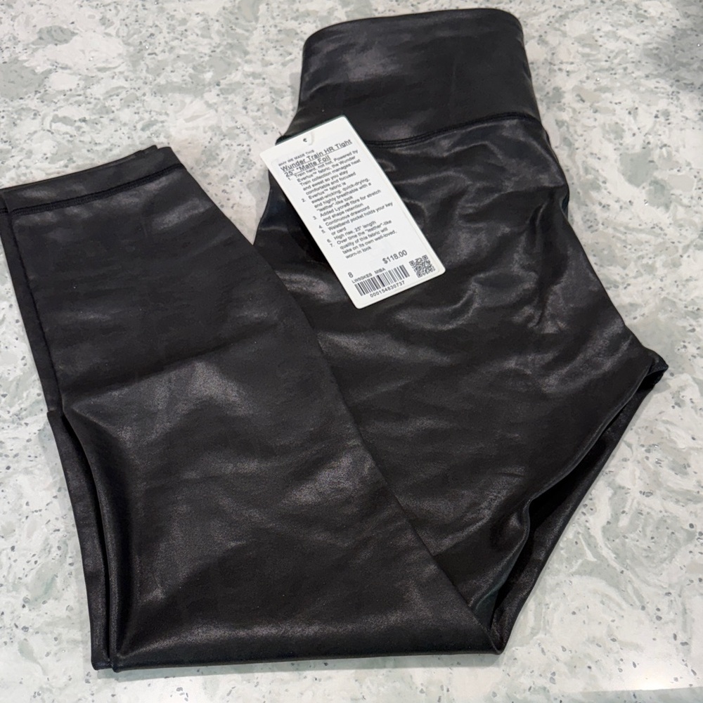 Lululemon Athletica Black Wunder Train HR Tights NWT
